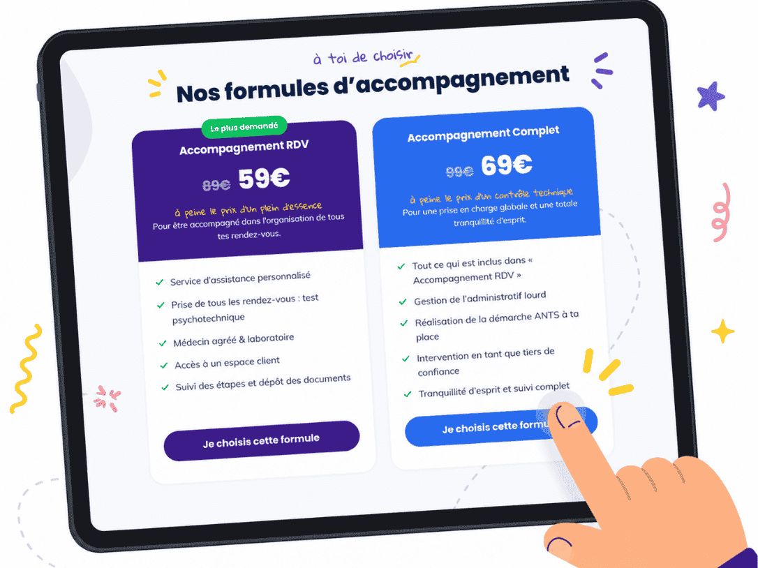 Choisir sa formule d'accompagnement RMP